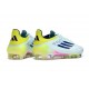 adidas F50 Elite FG Nuovo Scarpa Blu Nero Giallo