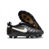 Nike Tiempo Legend X Elite FG Scarpa Nero Bianco