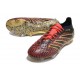 Adidas Scarpe Predator Elite FG Rosso Oro Nero