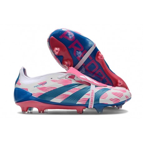 Scarpe Adidas Predator Elite FT FG Ftwr Bianco Solar Blu Solar Rosa