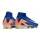 Nike Zoom Mercurial Superfly 10 Elite FG Blu Arancio Bianco