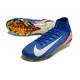Nike Zoom Mercurial Superfly 10 Elite FG Blu Arancio Bianco