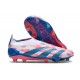 Scarpe adidas Predator Elite Senza Lacci FG Ftwr Bianco Solar Blu Solar Rosa