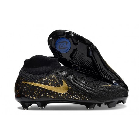 Scarpe Nike Phantom Luna 2 Elite FG Nero Oro Metallizzato