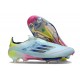 adidas F50+ Elite Senza Lacci FG Almost Blu Semi Blu Lucido Semi Giallo Solare