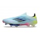 adidas F50+ Elite Senza Lacci FG Almost Blu Semi Blu Lucido Semi Giallo Solare