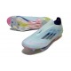 adidas F50+ Elite Senza Lacci FG Almost Blu Semi Blu Lucido Semi Giallo Solare