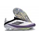 adidas F50+ Elite Senza Lacci FG X Messi Ftwr Bianco Nero Core Unity Viola