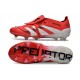 Adidas Predator Elite FT FG Rosso Lucido Bianco Nero