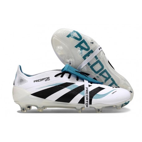 Adidas Predator Elite FT FG Bianco Nero Ciano 