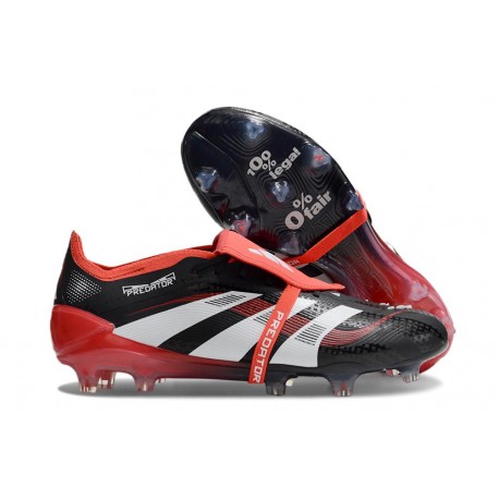 Adidas Predator Elite FT FG Nero Bianco Rosso Vivido