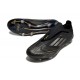Scarpa adidas F50 Elite Laceless FG Nero Core Ferro Metallizzato Oro Met
