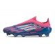 Scarpa adidas F50 Elite Laceless FG Solar Blu Ftwr Bianco Solar Rosa