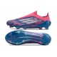 Scarpa adidas F50 Elite Laceless FG Solar Blu Ftwr Bianco Solar Rosa