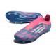 Scarpa adidas F50 Elite Laceless FG Solar Blu Ftwr Bianco Solar Rosa