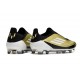 Scarpa adidas F50 Elite Laceless FG Oro Met Nero Bianco