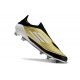 Scarpa adidas F50 Elite Laceless FG Oro Met Nero Bianco
