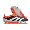 Adidas Scarpe Predator Elite FG Nero Core Bianco Rosso Solare