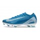 Nike Air Zoom Mercurial Vapor 16 Elite FG Blu Bianco
