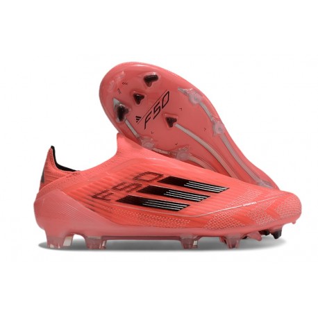 Scarpa adidas F50 Elite Laceless FG Arancione Nero