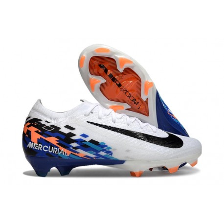 Nike Air Zoom Mercurial Vapor 16 Elite FG Bianco Nero Blu