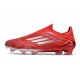 Scarpa adidas F50 Elite Laceless FG Rosso Argento
