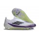 adidas F50 Elite Laceless FG X Messi Ftwr Bianco Nero Core Unity Viola
