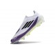 adidas F50 Elite Laceless FG X Messi Ftwr Bianco Nero Core Unity Viola