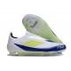 adidas F50 Elite Laceless FG Bianco Giallo Solare Blu Lucido