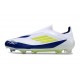 adidas F50 Elite Laceless FG Bianco Giallo Solare Blu Lucido
