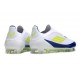 adidas F50 Elite Laceless FG Bianco Giallo Solare Blu Lucido