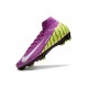 Nike Zoom Mercurial Superfly 10 Elite FG Viola Giallo Bianco