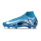 Scarpe Nike Mercurial Superfly X Elite FG Blu Bianco