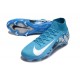 Scarpe Nike Mercurial Superfly X Elite FG Blu Bianco