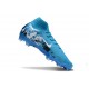 Scarpe Nike Mercurial Superfly X Elite FG Blu Bianco