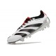 Adidas Scarpe Predator Elite FG Bianco Nero Rosso