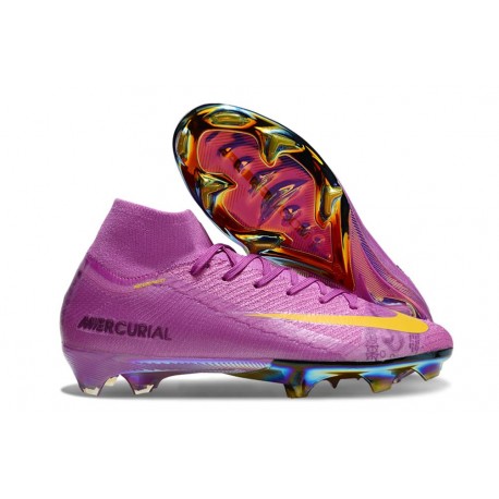 Scarpe Nike Mercurial Superfly X Elite FG Viola Giallo