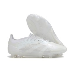 Adidas Scarpe Predator Elite FG Bianco Argento Met