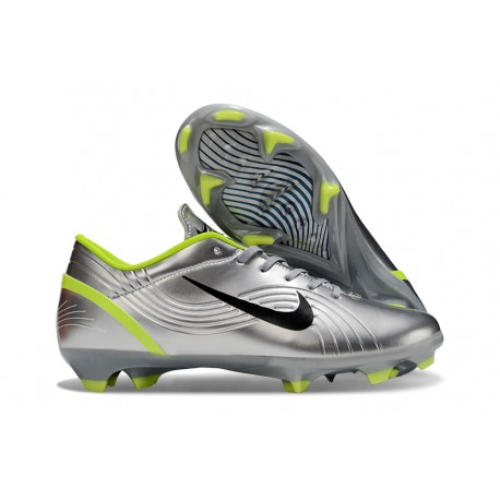 Nike Air Zoom Mercurial Vapor 16 Elite FG Argento Nero