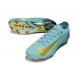 Nike Air Zoom Mercurial Vapor 16 Elite FG Blu Oro