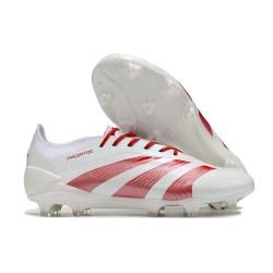 Adidas Scarpe Predator Elite FG Bianco Rosso