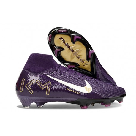 Nike Mercurial Superfly X Elite FG MBAPPE Grand Viola Avorio Pallido