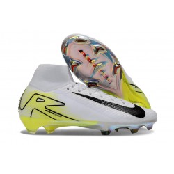 Scarpe Nike Mercurial Superfly X Elite FG Bianco Nero