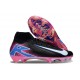 Scarpe Nike Mercurial Superfly X Elite FG Nero Bianco Rosa Blu