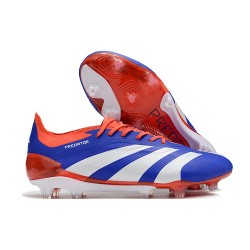 Adidas Scarpe Predator Elite FG Blu Bianco Rosso
