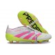 Adidas Predator Elite FT FG Bianco Rosa Lucido Limone Lucido