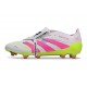 Adidas Predator Elite FT FG Bianco Rosa Lucido Limone Lucido