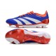 Adidas Scarpe Predator Elite FG Blu Bianco Rosso