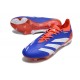 Adidas Scarpe Predator Elite FG Blu Bianco Rosso