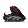 Adidas Predator Elite 25 FG Nero Grigio Rosso Lucido